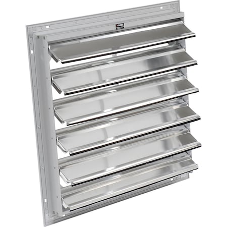 Global Industrial Shutter For 24in Venturi Mounted Exhaust Fan, 27-1/8inW 245732